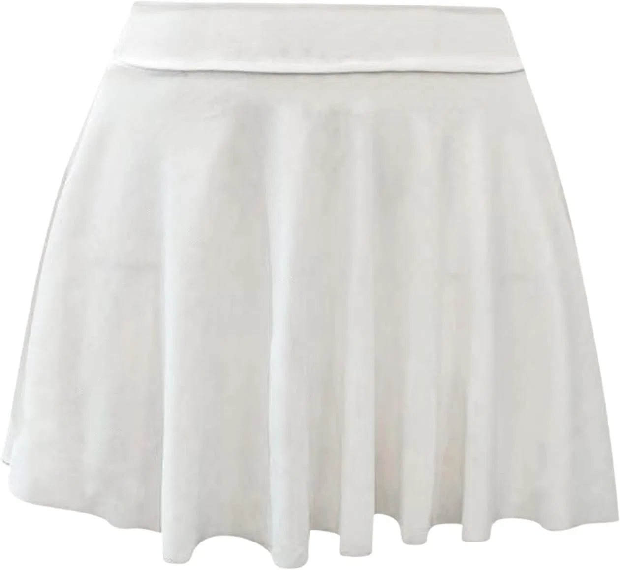 Женская полупрозрачная блуза с юбкой, White