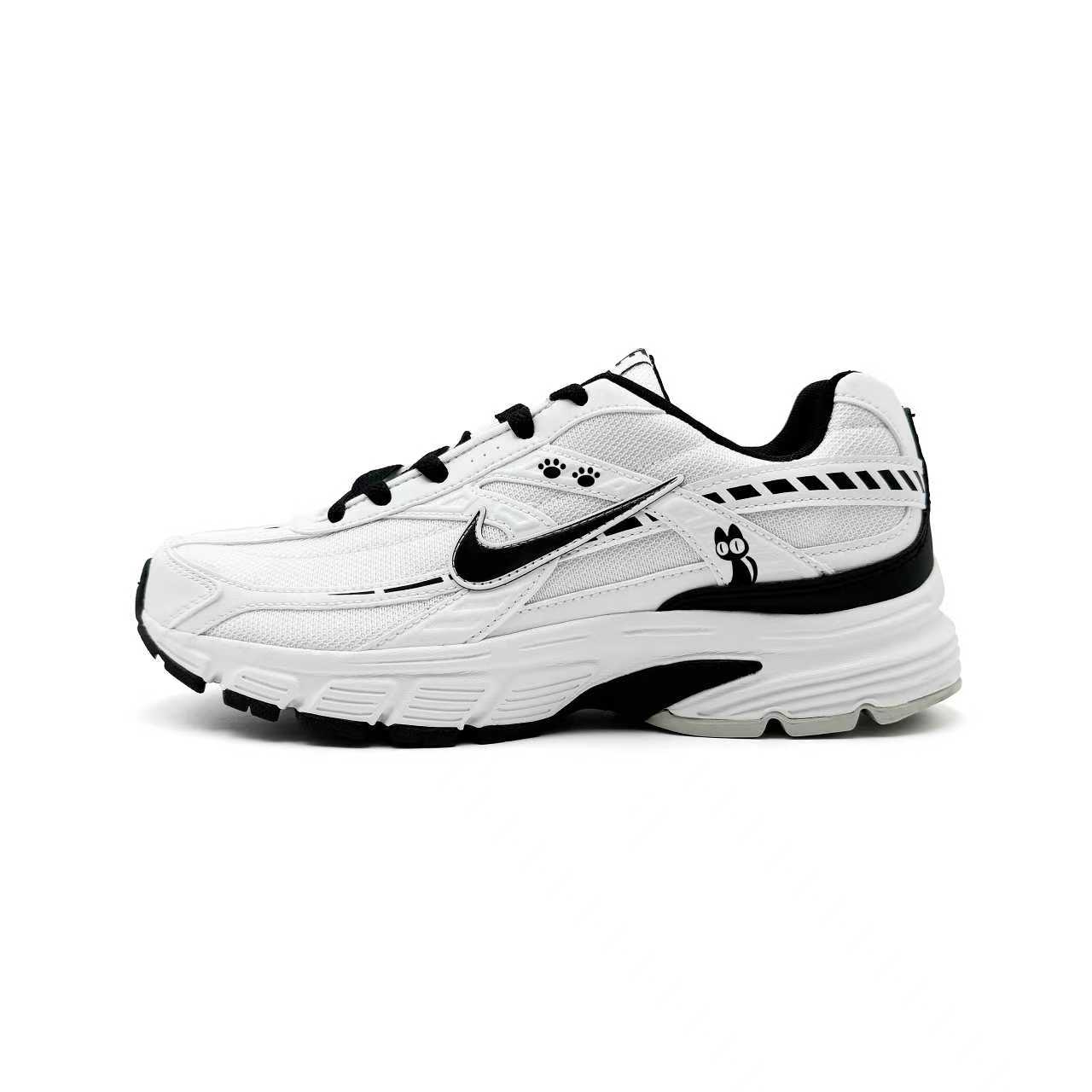 

Инициатор Амортизация Дышащий Легкий Низкий Верх Повседневные Беговые Кроссовки Unisex Nike, черный/белый