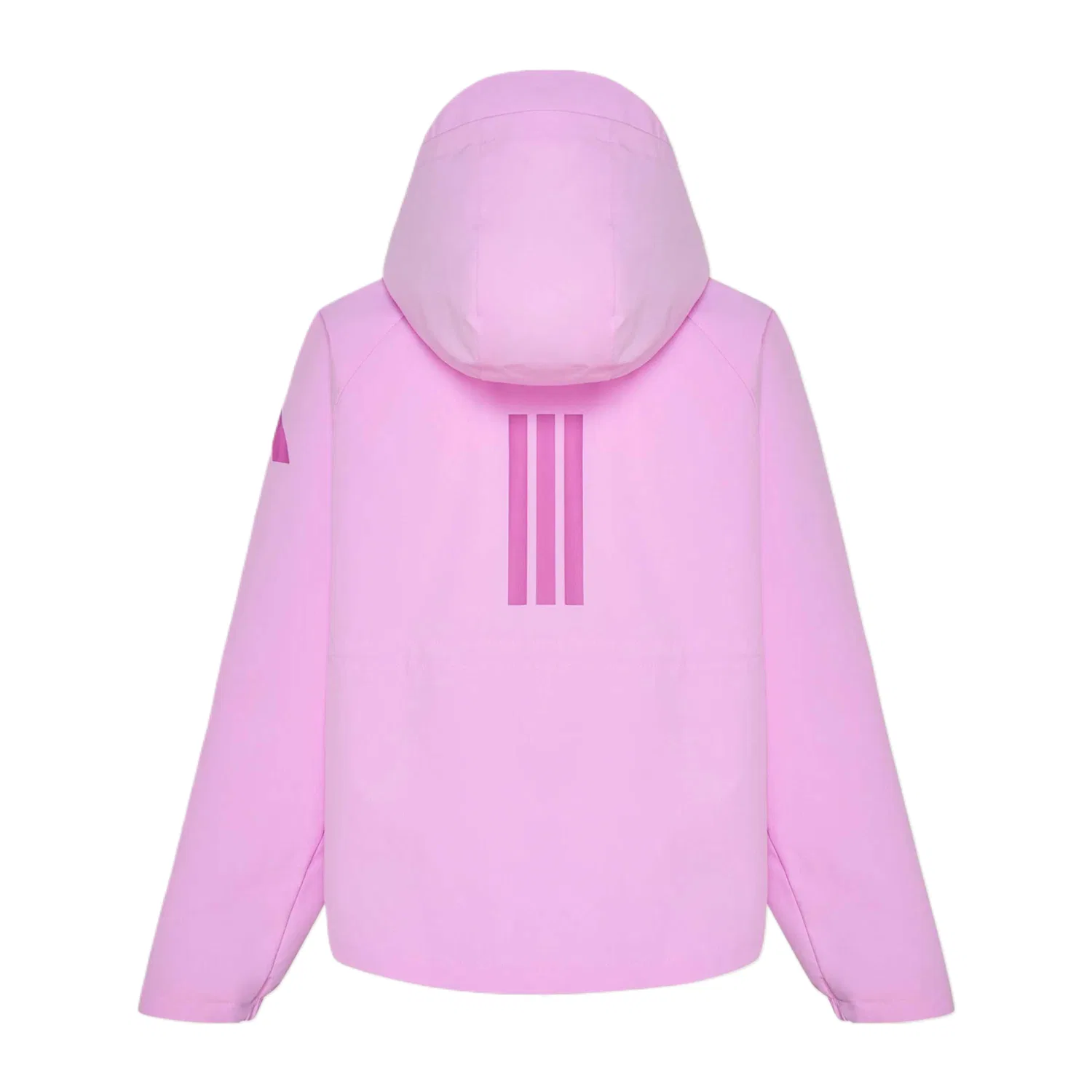 Детская куртка с капюшоном, средней растяжимости, Adidas, Light Purple — фото 3