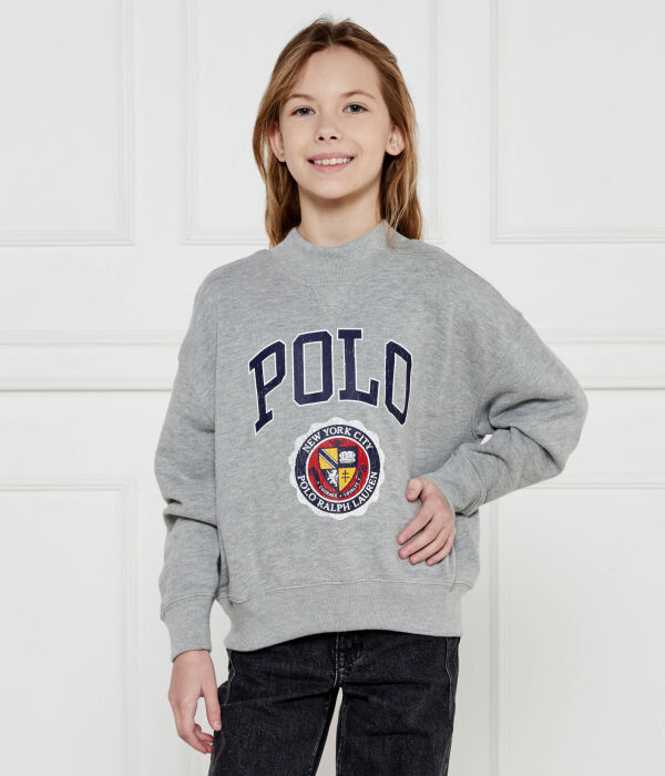 

Толстовка Polo Ralph Lauren Relaxed Fit, серый