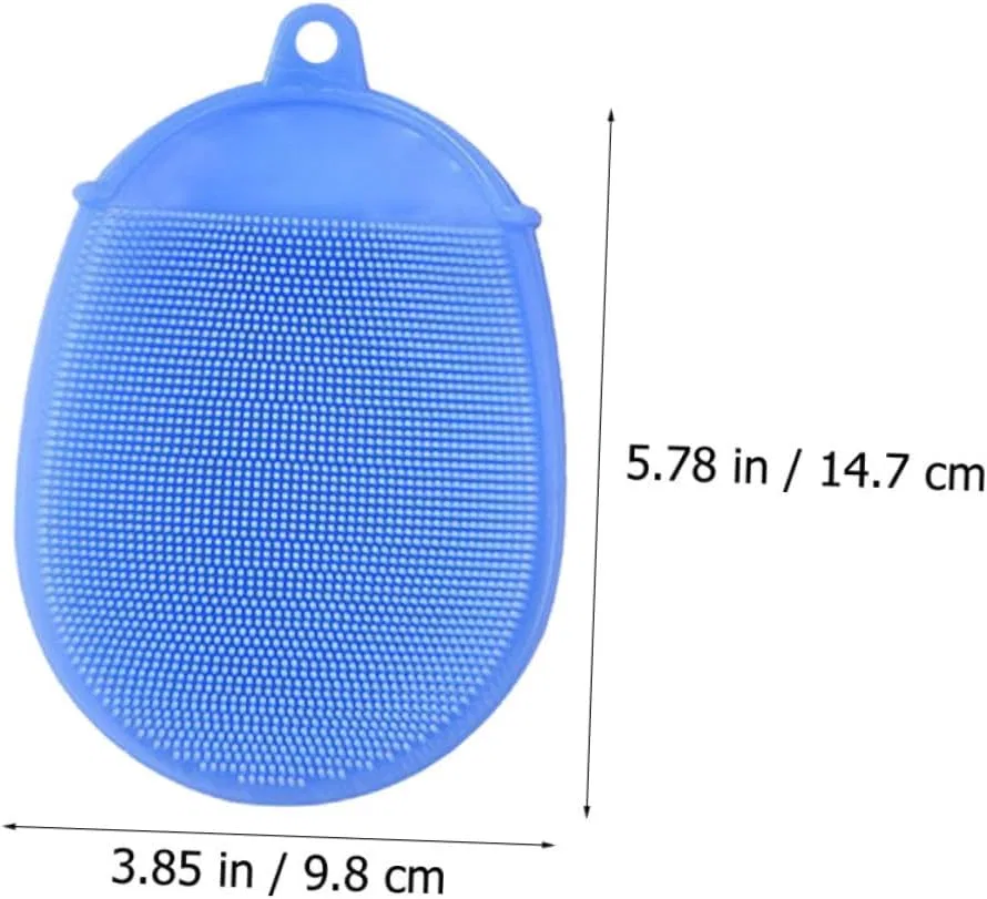Щетка для тела силиконовая, LRXIYODE, 2 шт, 14.7 x 9.8 x 1 см — фото 2
