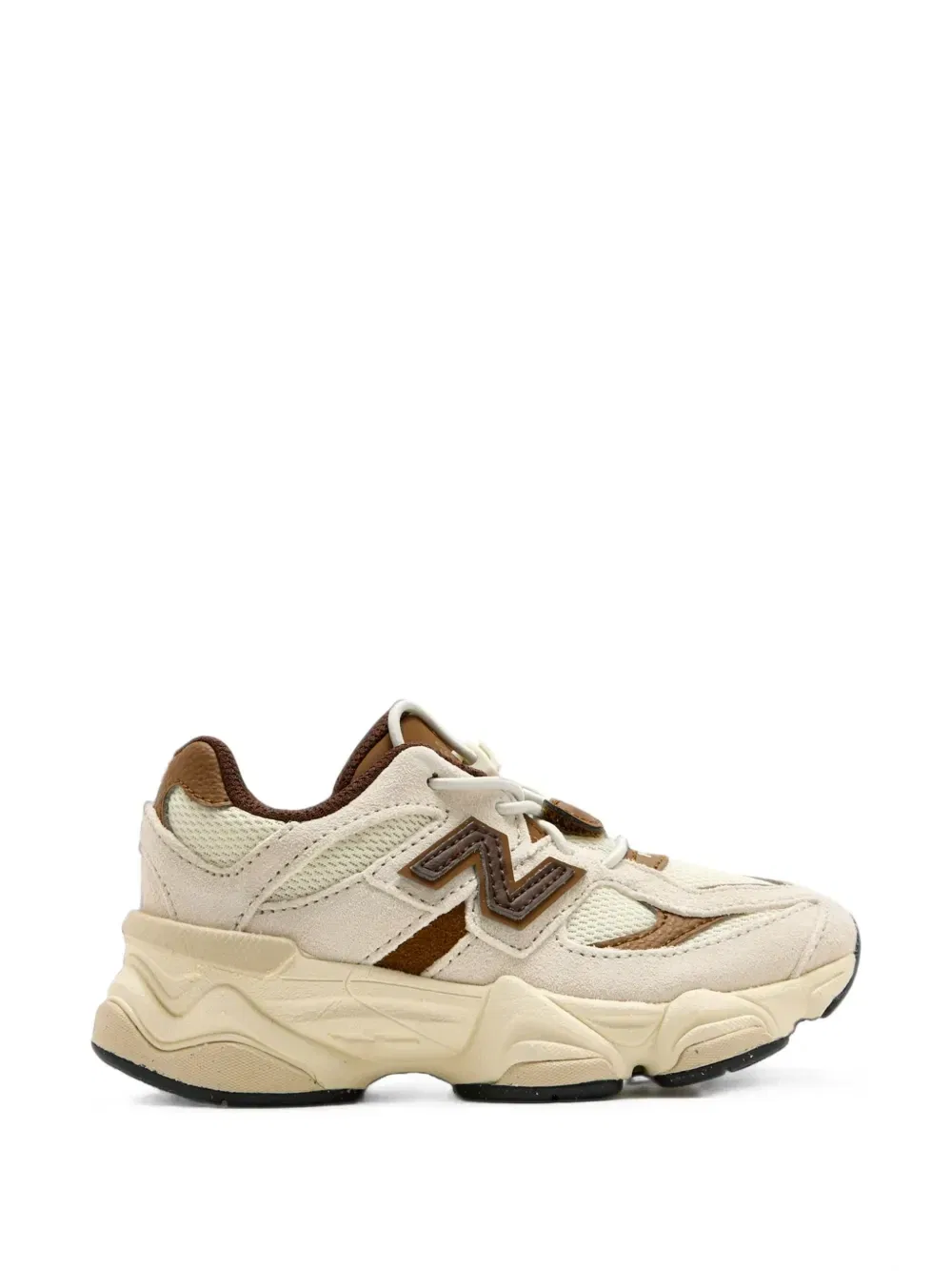 Кроссовки 9060 на застежке-тоггл New Balance Kids, бежевый