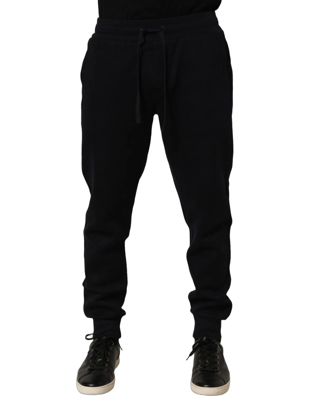 Мужские брюки-джоггеры на шнурке Jogger Trouser Dolce & Gabbana, Dark Blue — фото 2