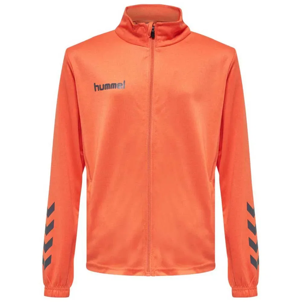 Детский спортивный костюм с молнией и принтом Promo Poly Hummel, Orange