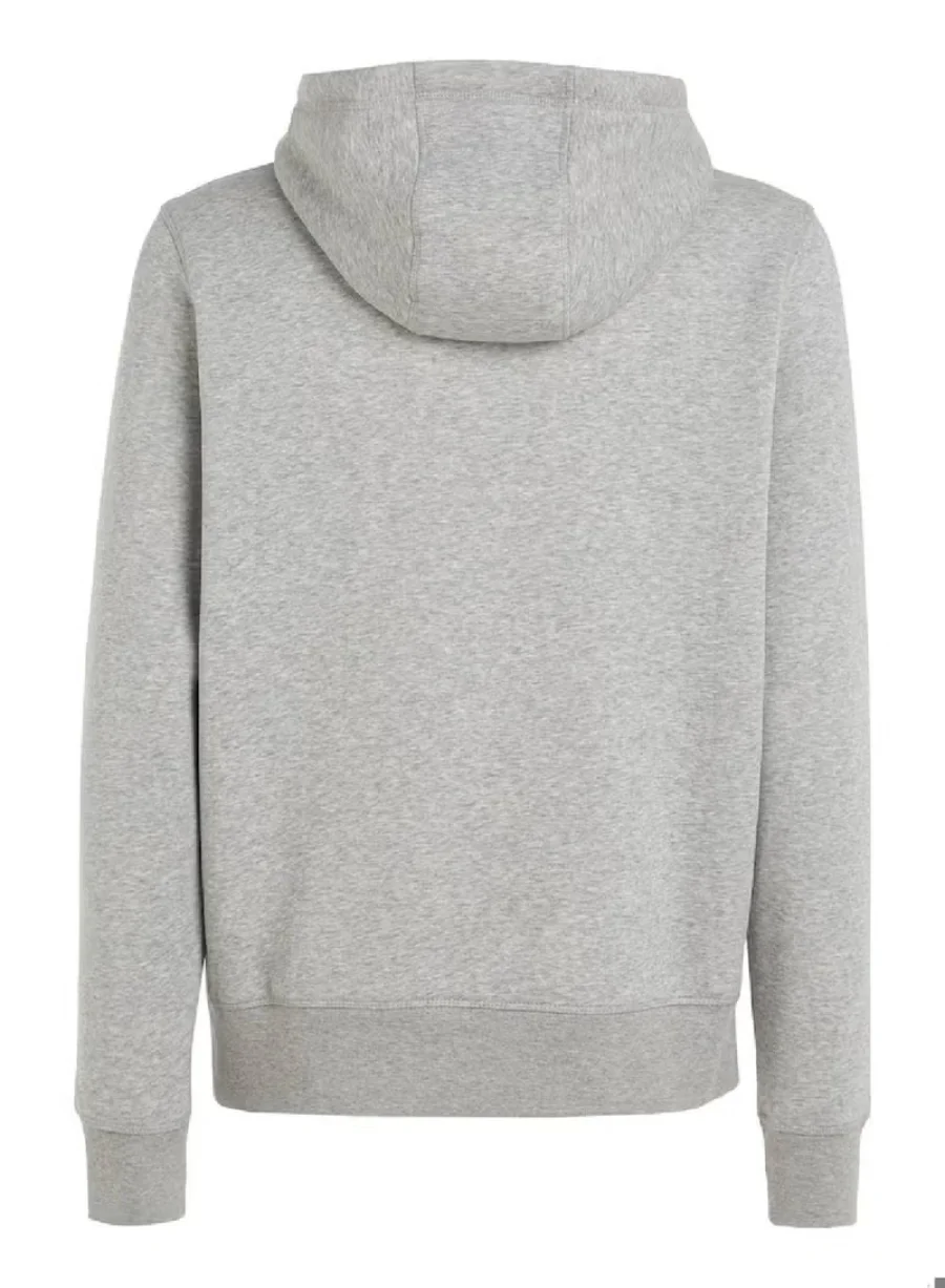 Худи Tommy Hilfiger Logo Flex Fleece, серый — фото 2