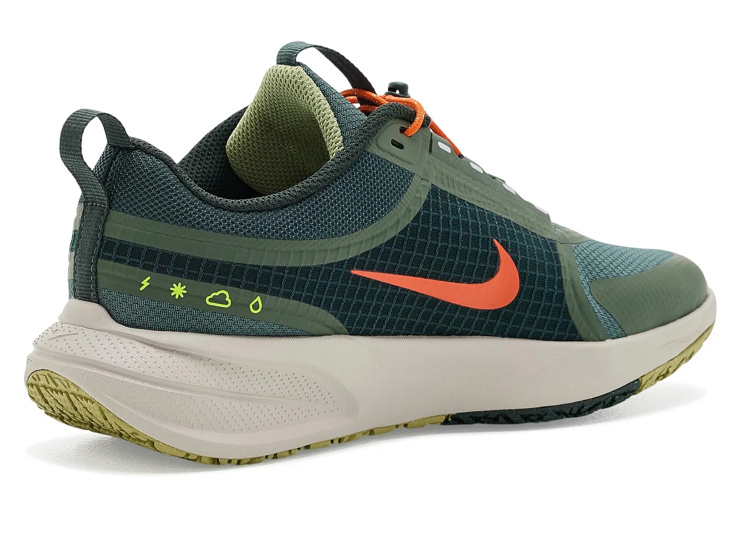Кроссовки Star Runner Utility (для больших детей) Nike Kids, Black Spruce/Safety Orange/Camo Green/Dusty Olive/Lemon Venom/Mo — фото 4