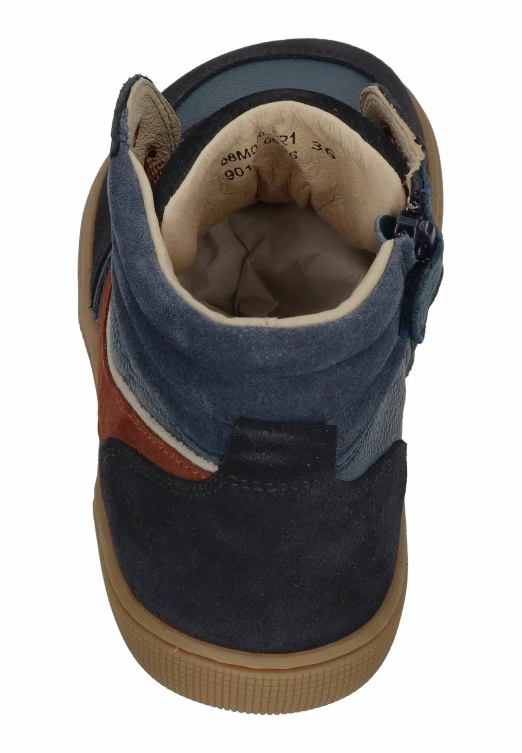 Кроссовки Barefoot kinder bis grösse 41 датская классика - высокие кроссовки Koel, Navy — фото 2