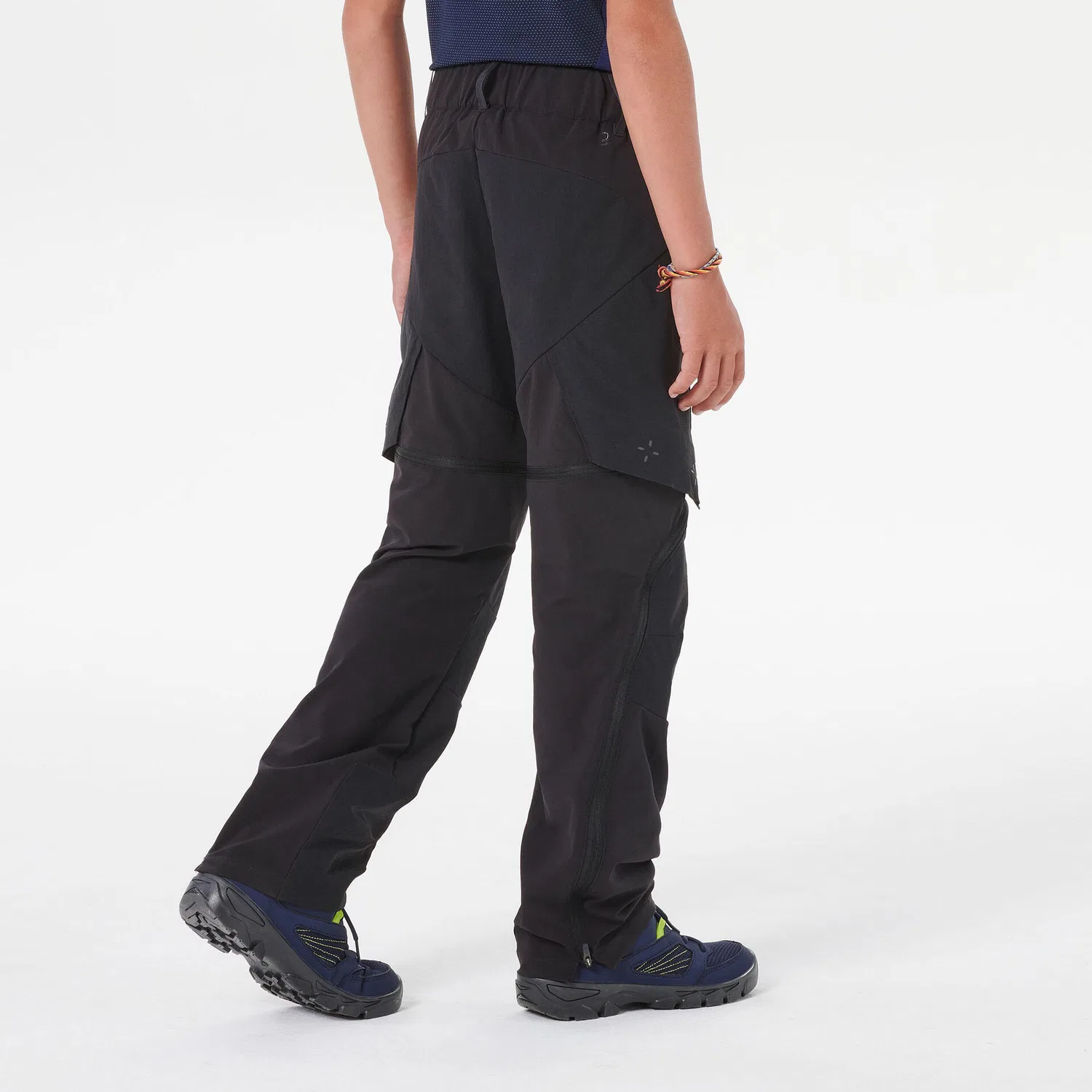 Детские быстросохнущие брюки умеренной посадки Starburst Black DECATHLON, Starburst Black — фото 4