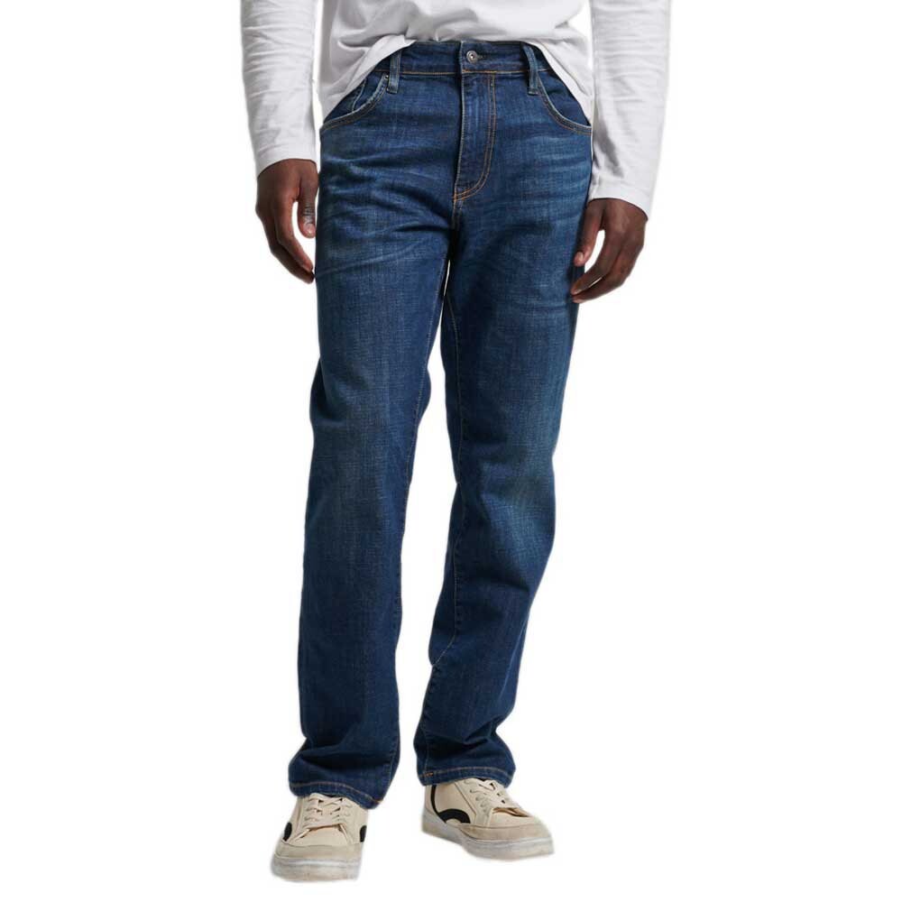 

Джинсы Superdry Vintage Slim Straight, синий