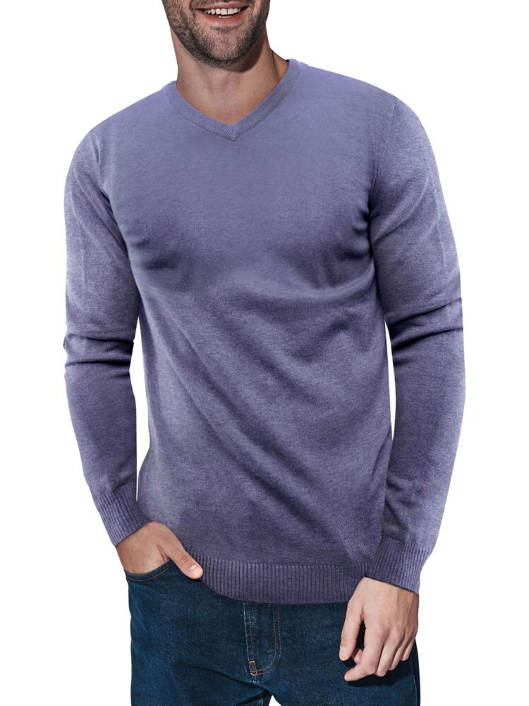 

Свитер с V-образным вырезом X Ray, фиолетовый