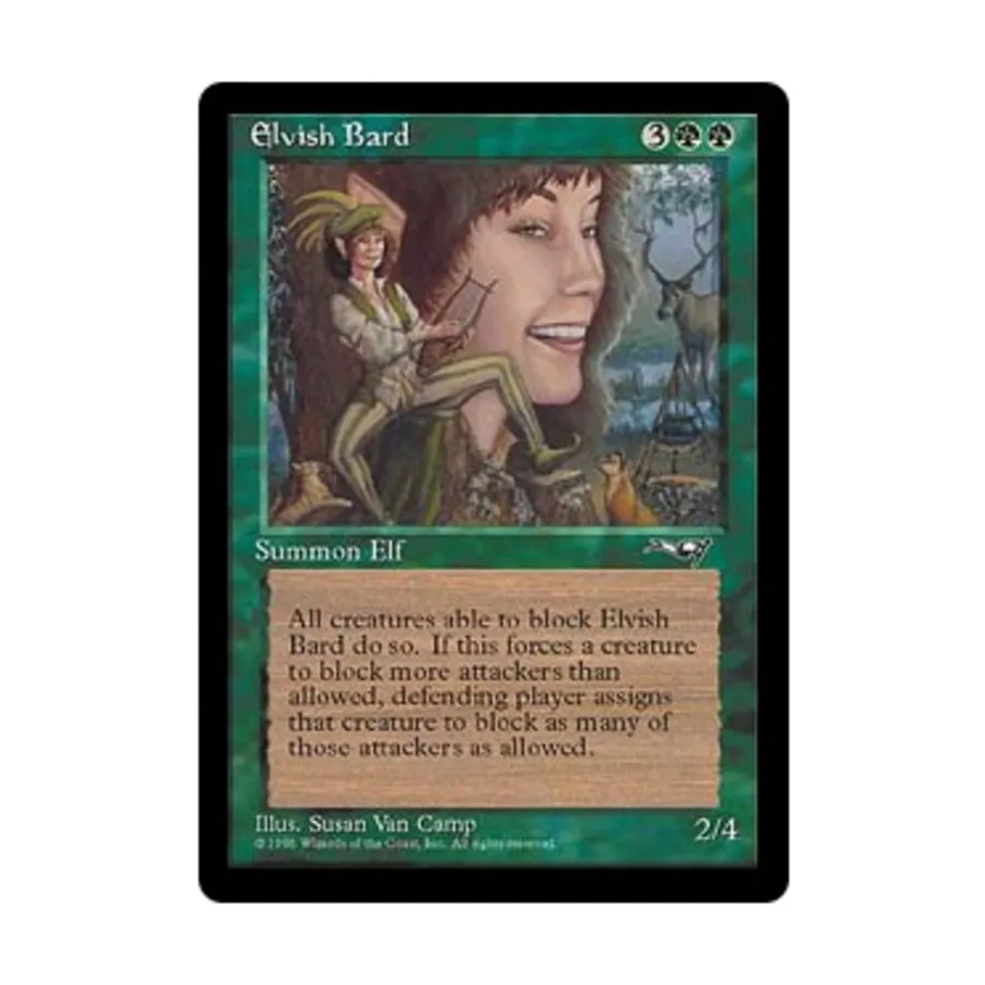 

CCG Эльфийский Бард (U2), MTG - Alliances