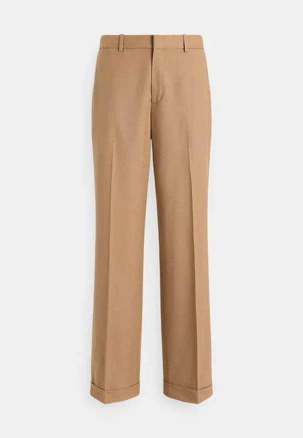 Брюки из шерстяной смеси Polo Ralph Lauren, Camel — фото 4