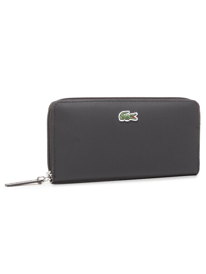 

Кошелек L Zip Wallet Lacoste, черный