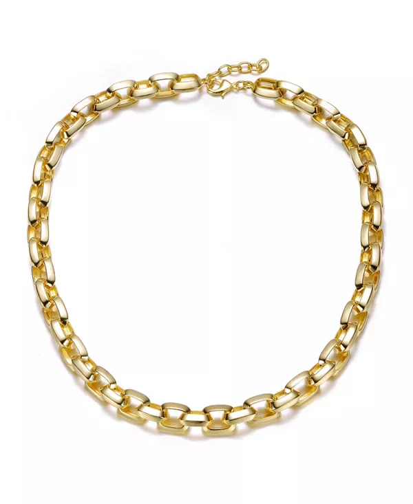 

Тонкий браслет-цепочка с покрытием из 14-каратного золота Rachel Glauber, gold