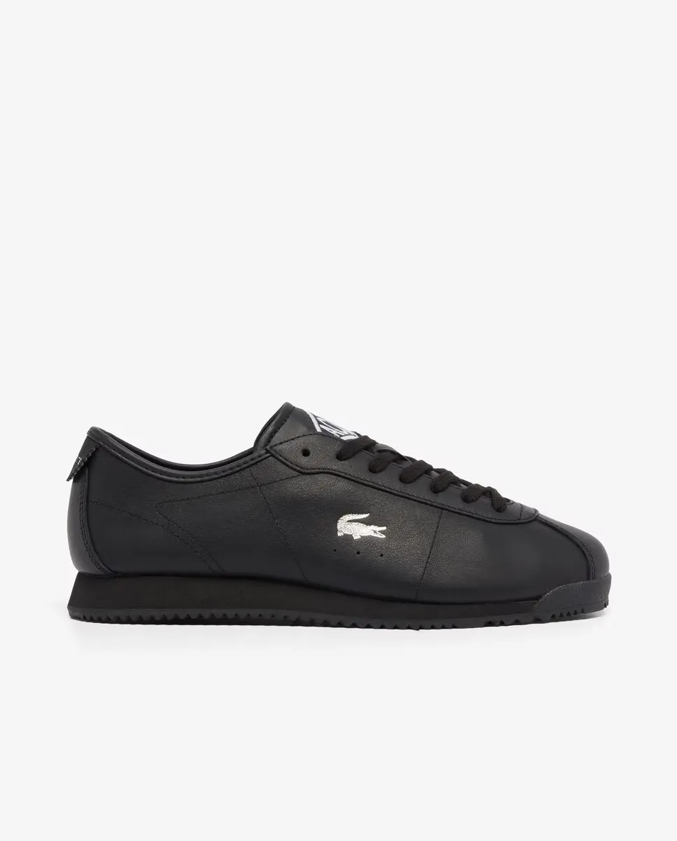 Мужские кроссовки Club-Low черного цвета из кожи Lacoste, черный — фото 2