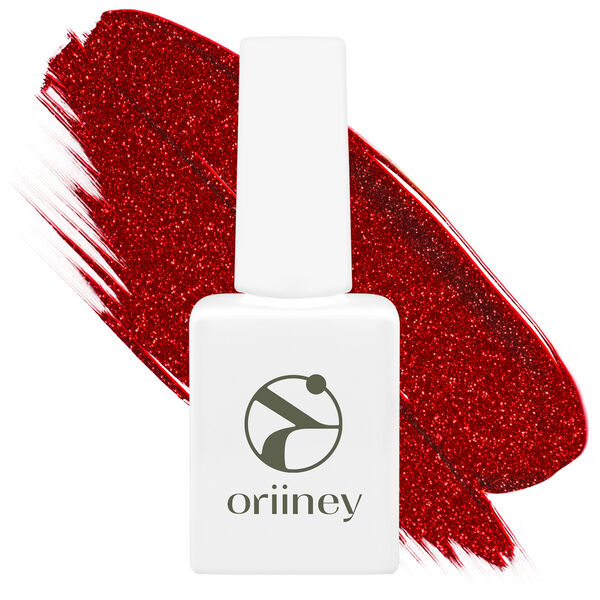 

Гибридный лак красный шторм c018, 10 мл Oriiney, цвет red storm c018