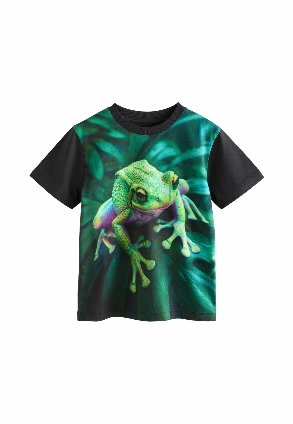 

Футболка с принтом SHORT SLEEVE STANDARD Next, черный