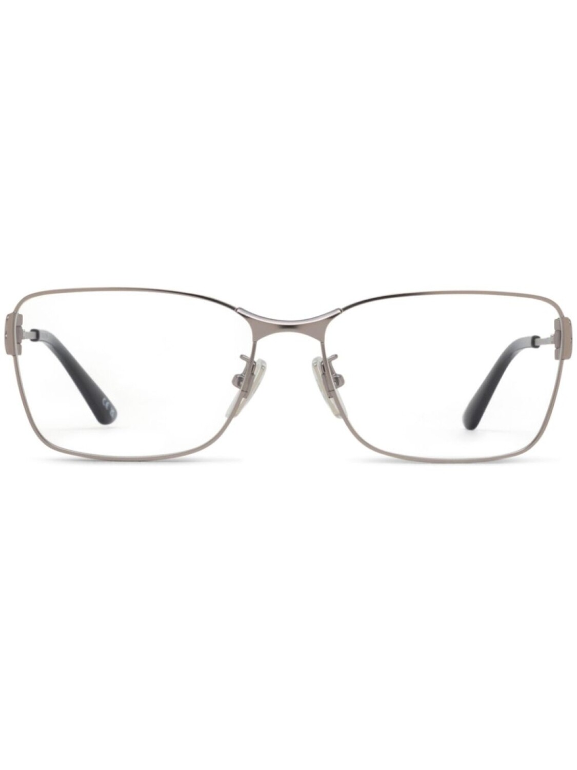 

Очки в прямоугольной оправе Balenciaga Eyewear, серебряный
