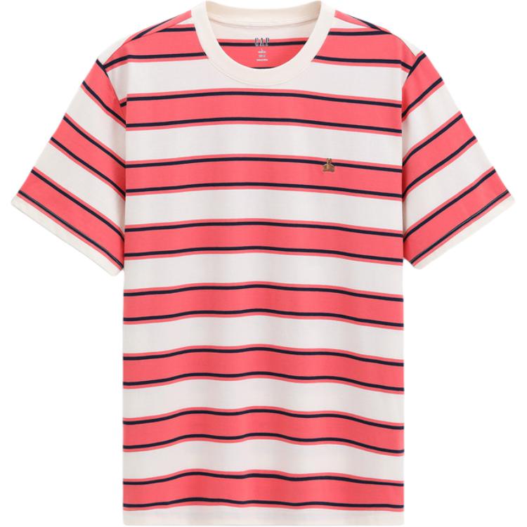 

Футболки унисекс с круглым вырезом, средней толщины GAP, watermelon красный