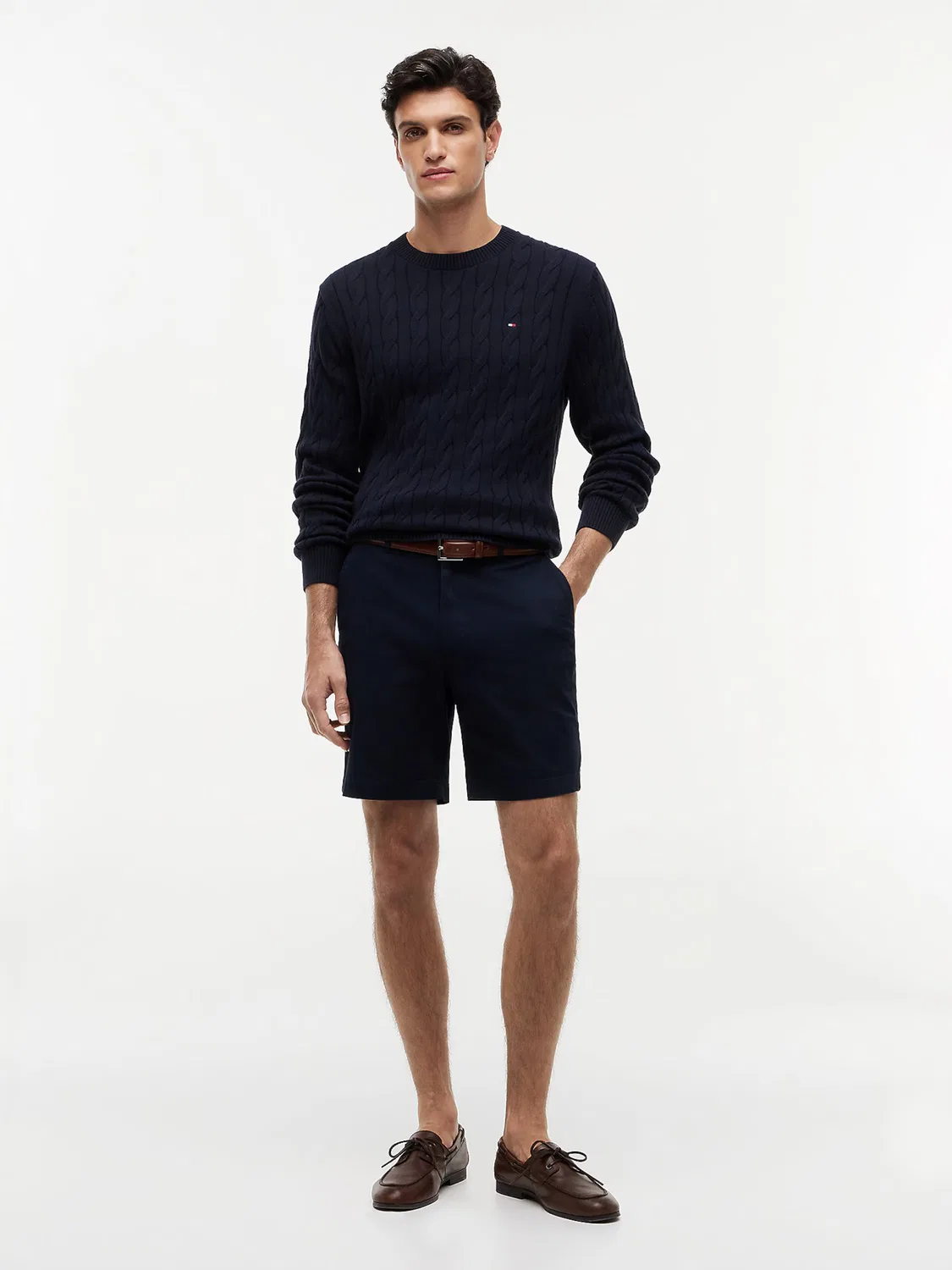 Классические брюки-чиносы 'Dover Ess' Tommy Hilfiger, Dark Blue — фото 3