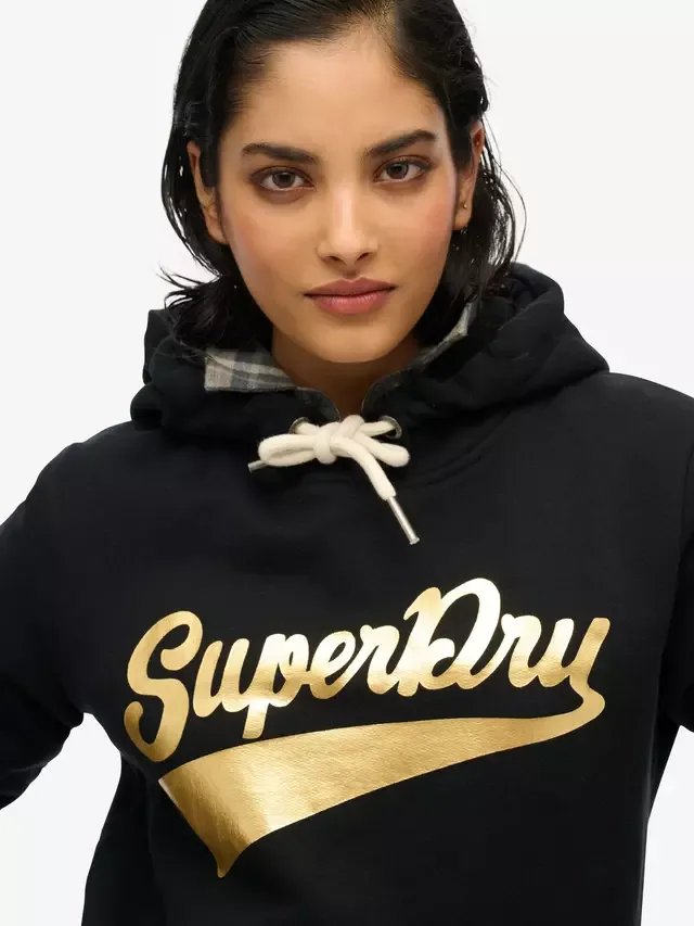 Худи Super Athletics Superdry, Black — фото 4