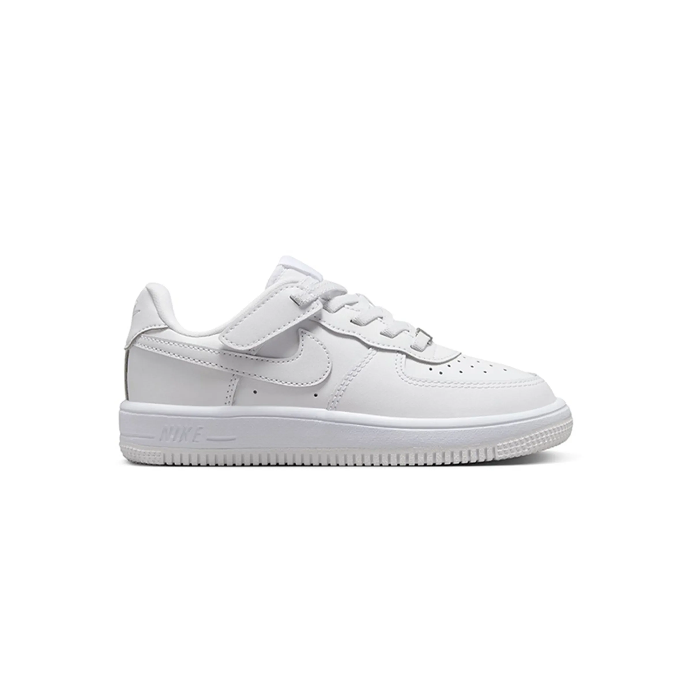 Детские повседневные кеды FORCE 1 LOW EASYON (PS) Nike, белый