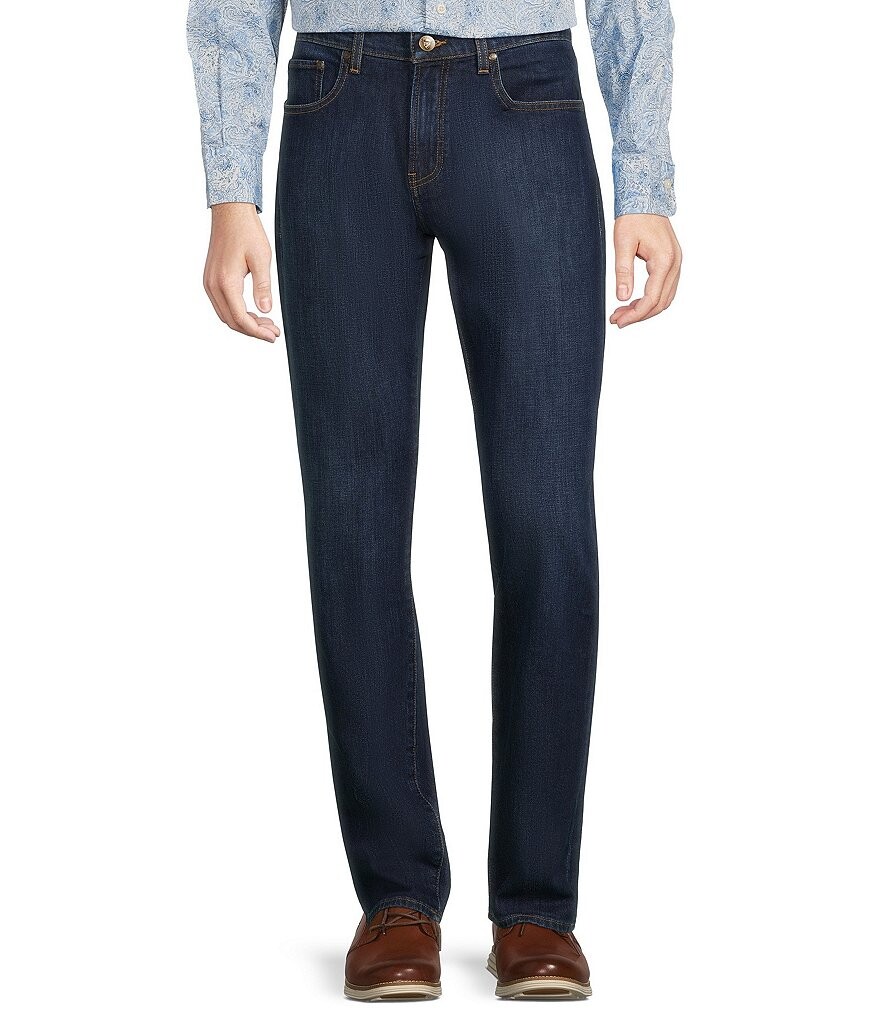 

Темные джинсы Cremieux Blue Label Soho из эластичного денима узкого кроя, синий