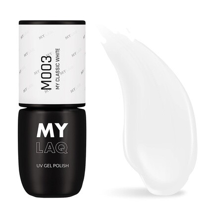 

УФ-лак для ногтей My Classic White 5 мл, Mylaq
