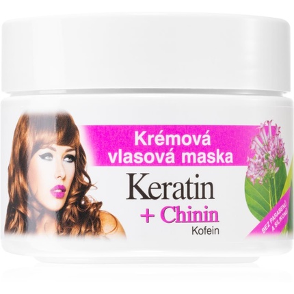

Крем-маска для волос Кератин + Чинин - 260 мл Bione Cosmetics