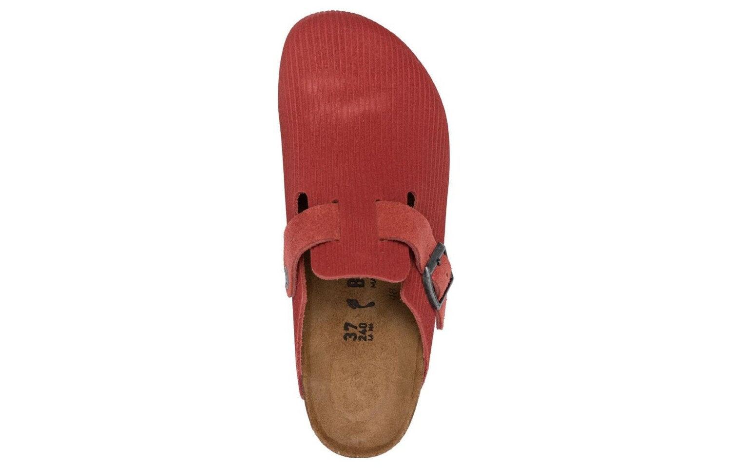 Мюли женские с закрытым носком женские Birkenstock, цвет Pink/Brown — фото 4