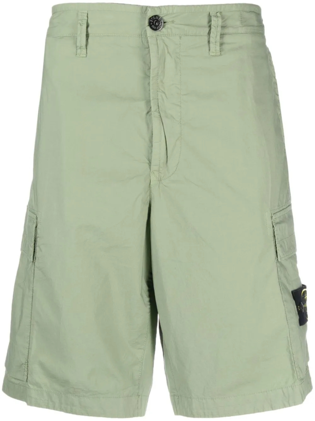 

Stone Island шорты-бермуды с нашивкой-логотипом, зеленый