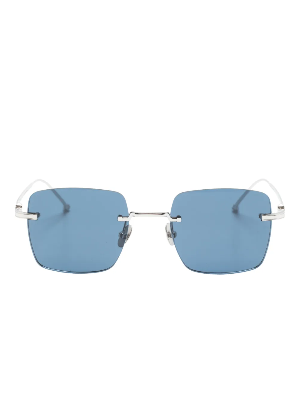 

Солнцезащитные очки Signature C de Cartier Precious в прямоугольной оправе Cartier Eyewear, серебяный