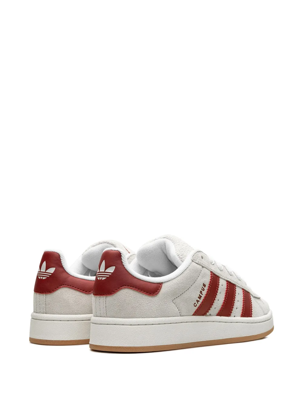 Кроссовки Campus 00s Crystal White/Preloved Ruby Adidas, нейтральный — фото 3