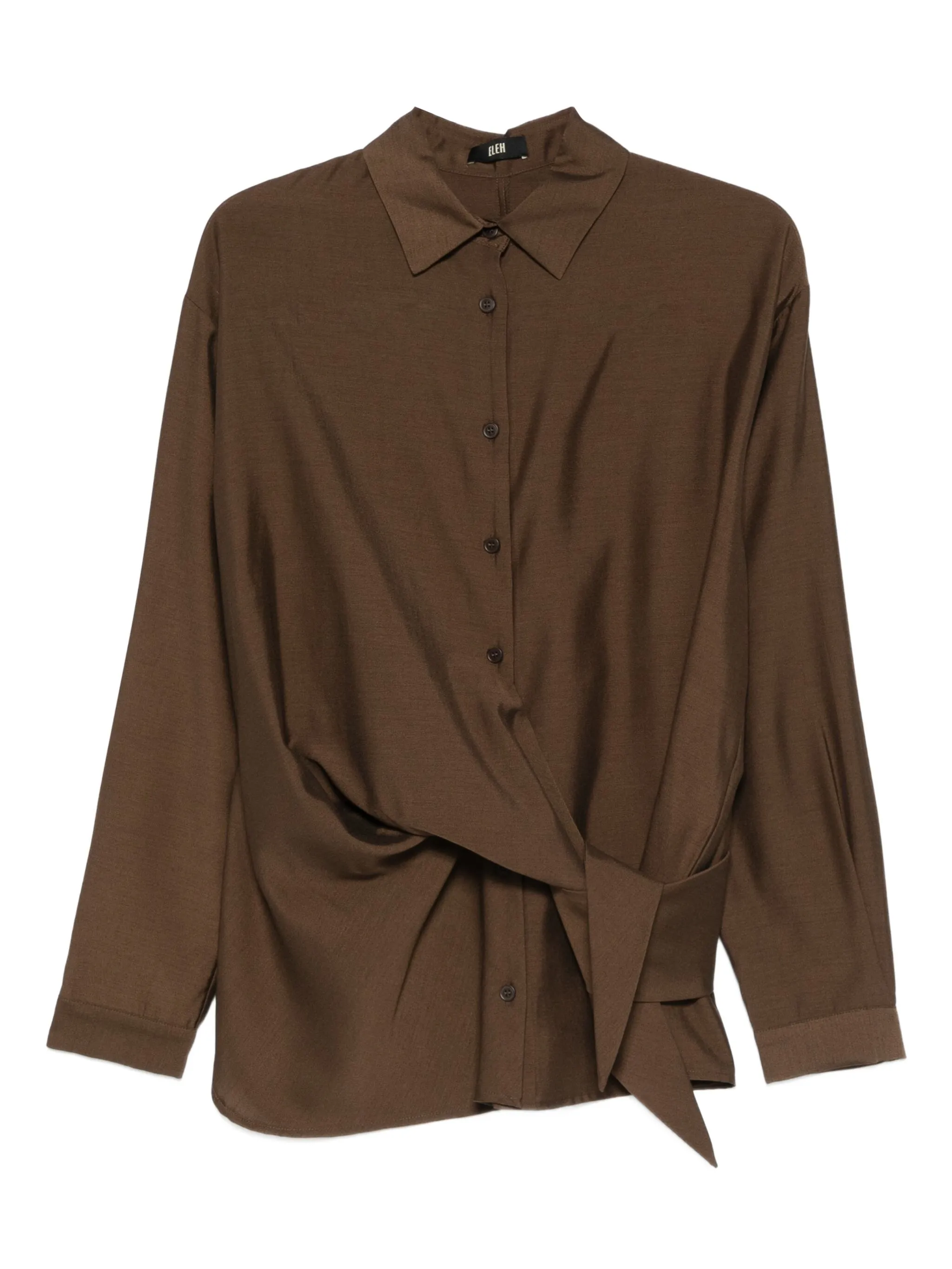 

Рубашка с завязками Eleh, коричневый