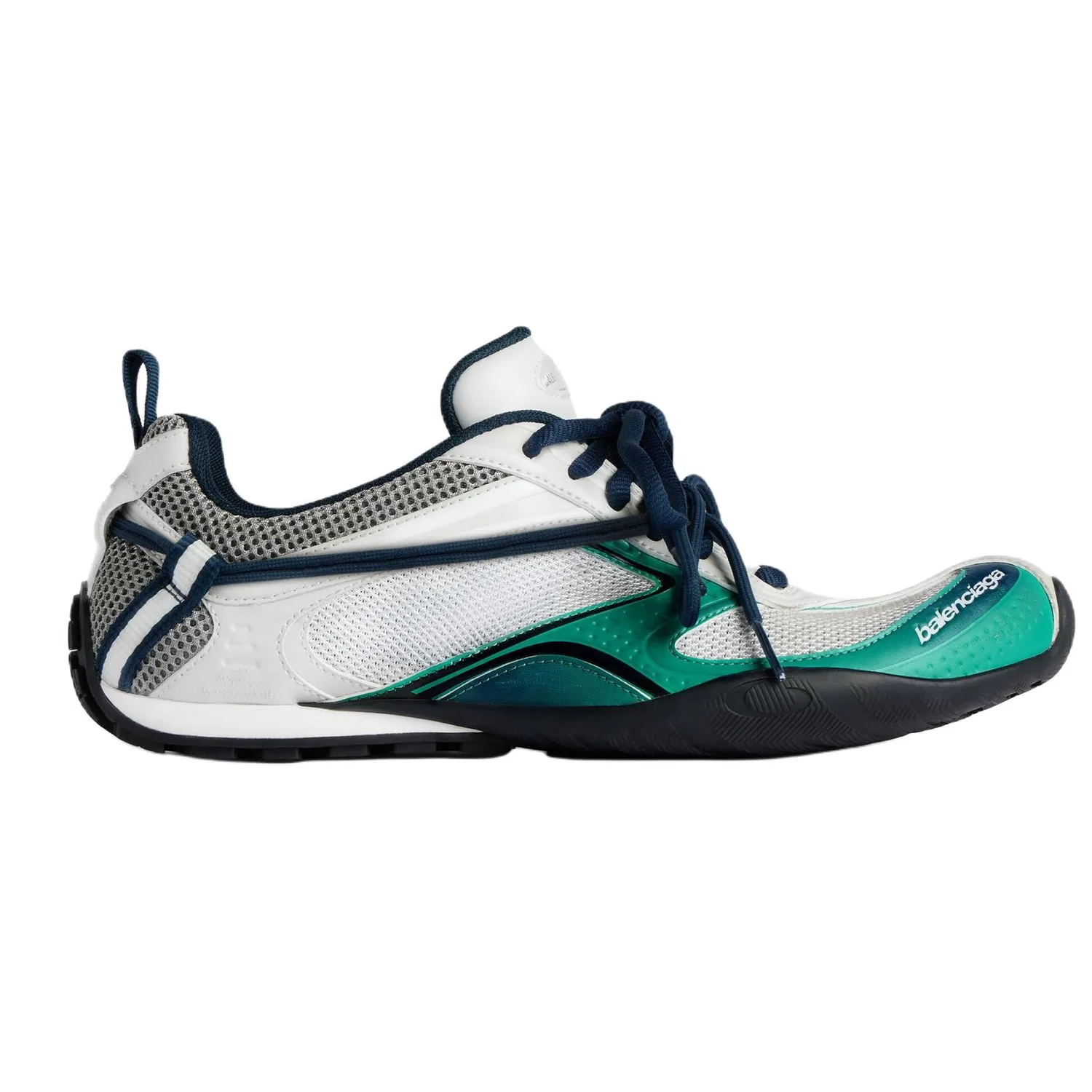 Кроссовки с градиентом Balenciaga Radar Low Green & Black — фото 4