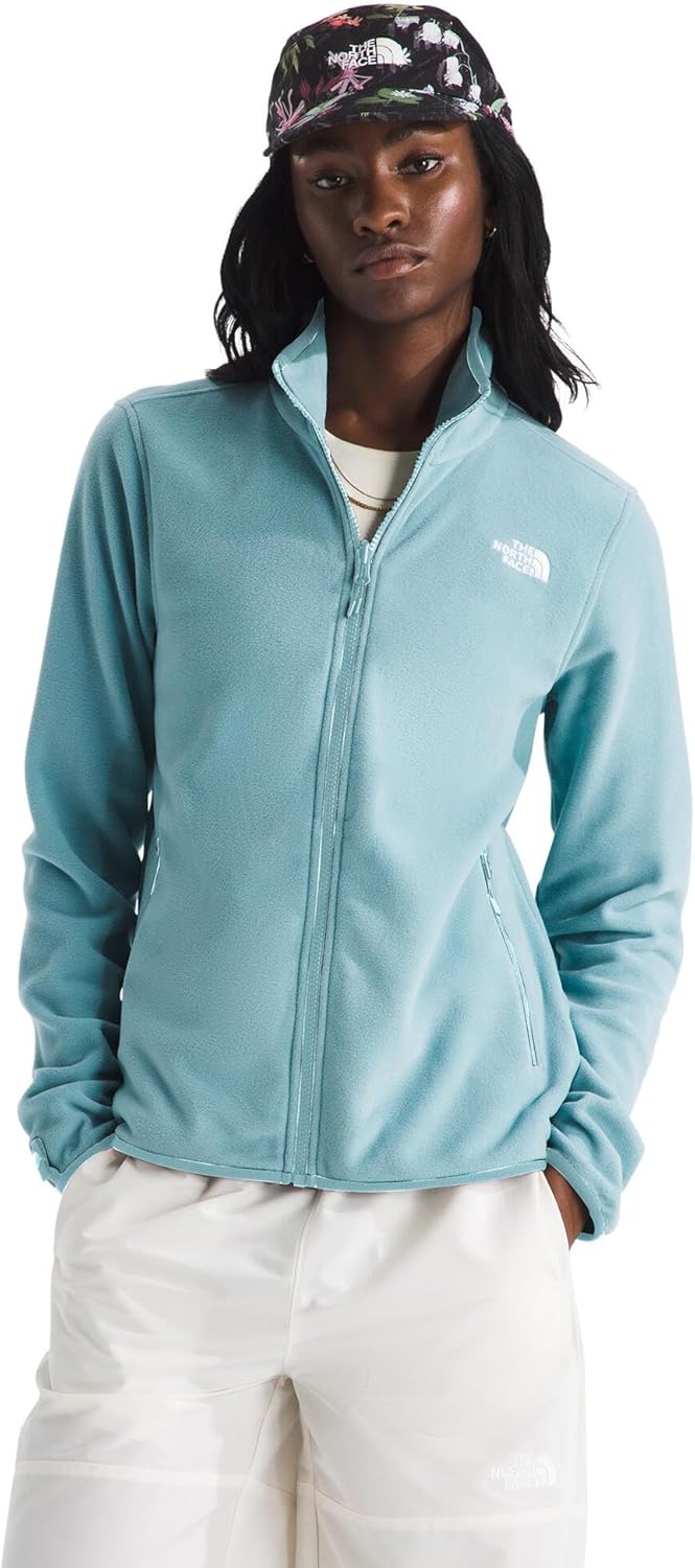 

Женская кофта The North Face Glacier Fleece флисовая с застежкой-молнией, голубой