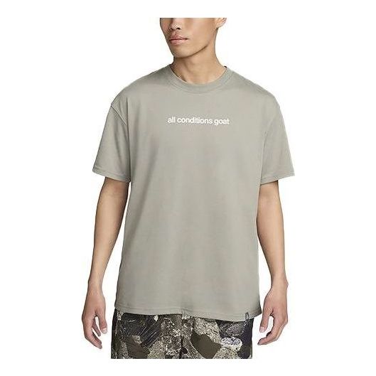 

Футболка Nike ACG Graphic Dri-FIT T-Shirt (Asia Sizing) 'Dark Stucco', зеленый