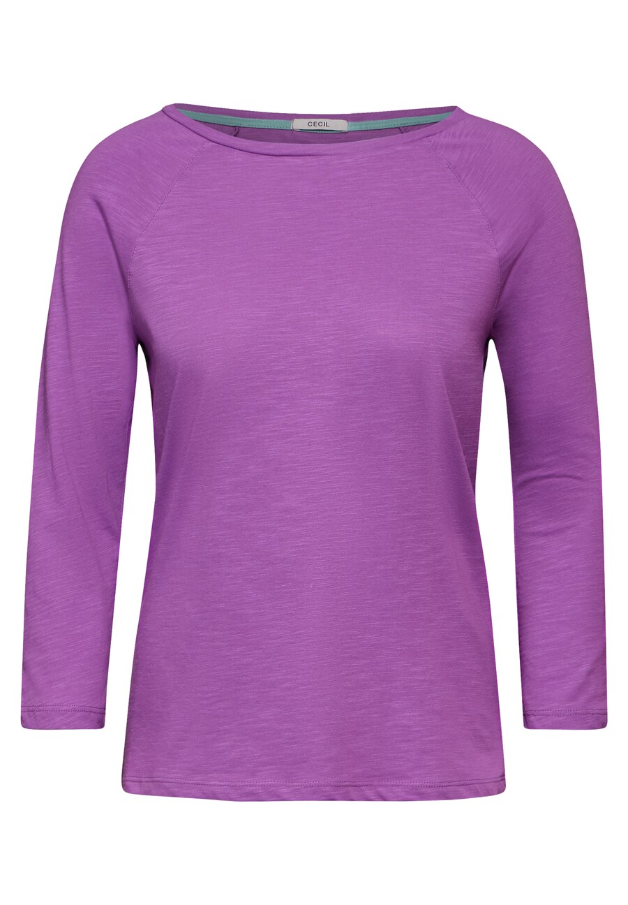 

Топ CECIL Shirt Raglan, цвет mottled purple