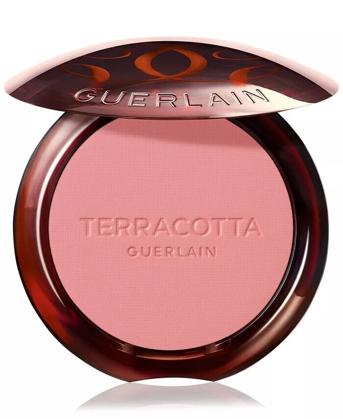 

Терракотовые пудровые румяна Guerlain, цвет 02 Light Coral