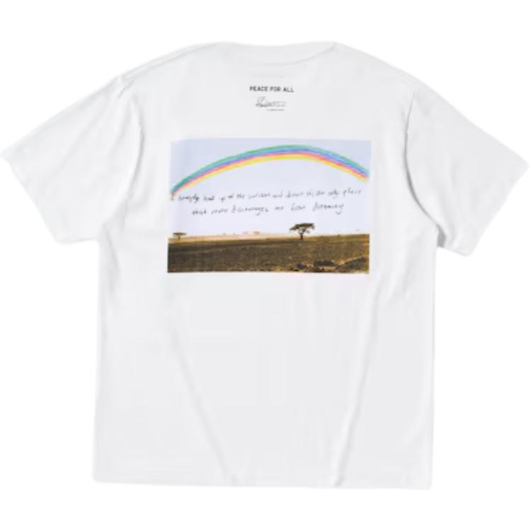 UNIQLO Футболка унисекс белая — фото 2