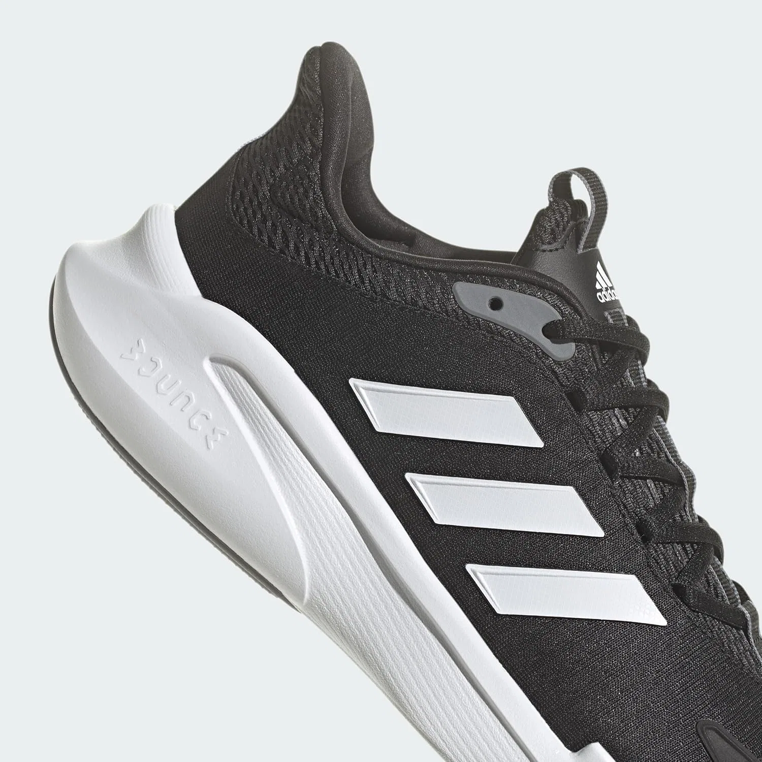 Мужские кроссовки Adidas Alphaedge + для бега, Core Black Cloud White Grey — фото 4