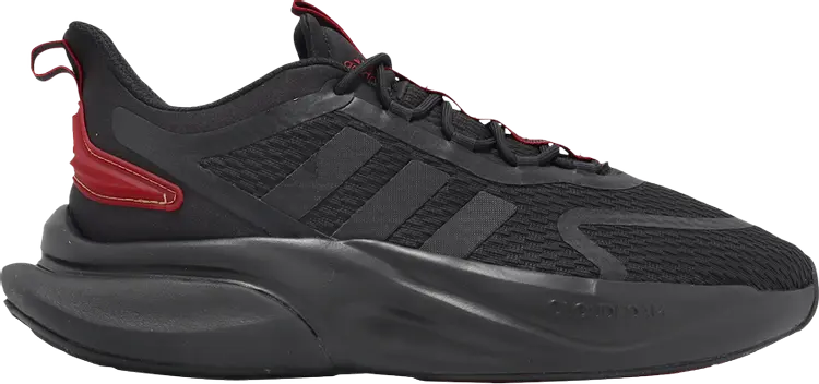 

Кроссовки Alphabounce+ 'Black Red', черный