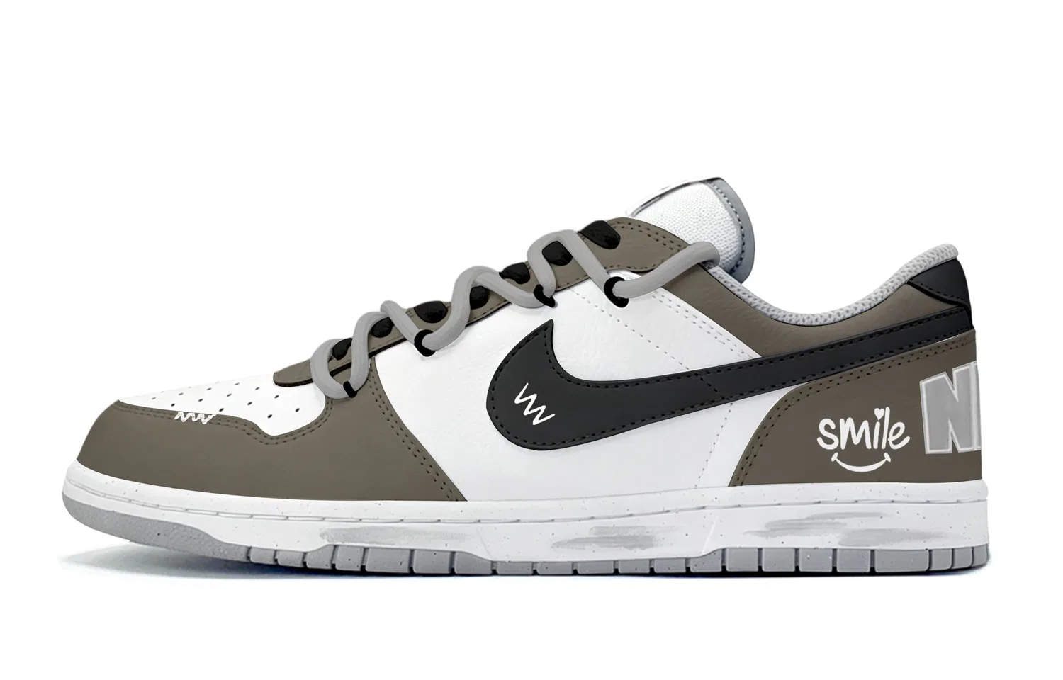 Кроссовки для скейтбординга Nike Big Low коричневые