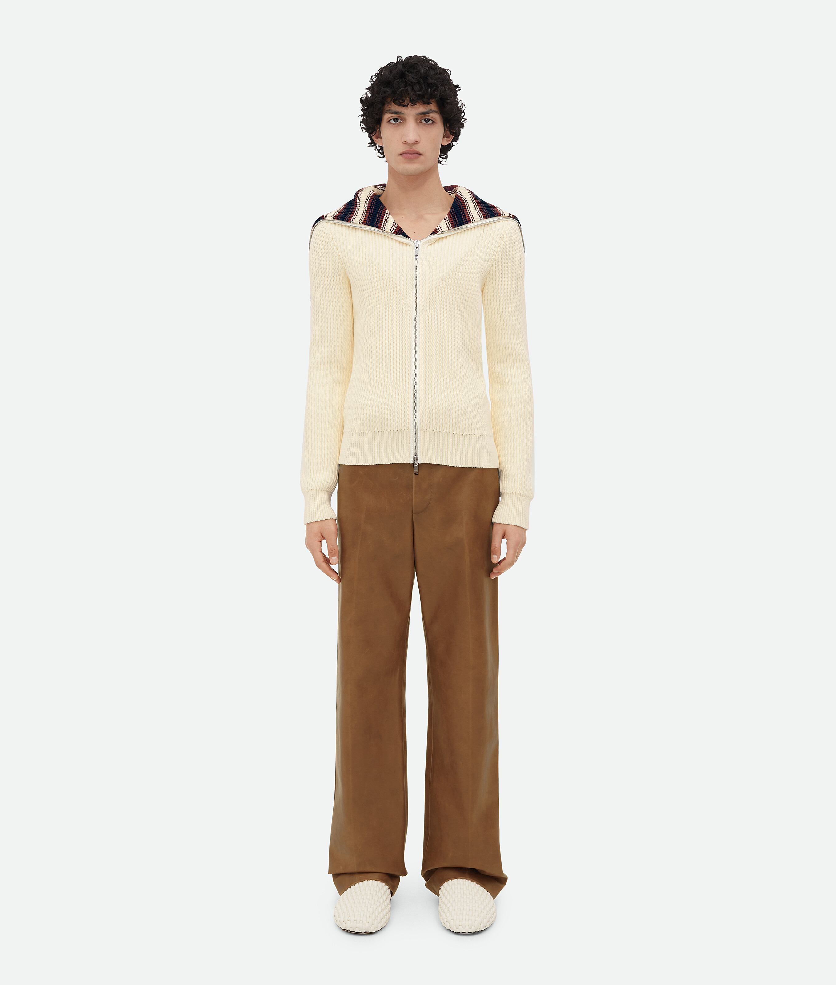 

Хлопковый полосатый кардиган Bottega Veneta