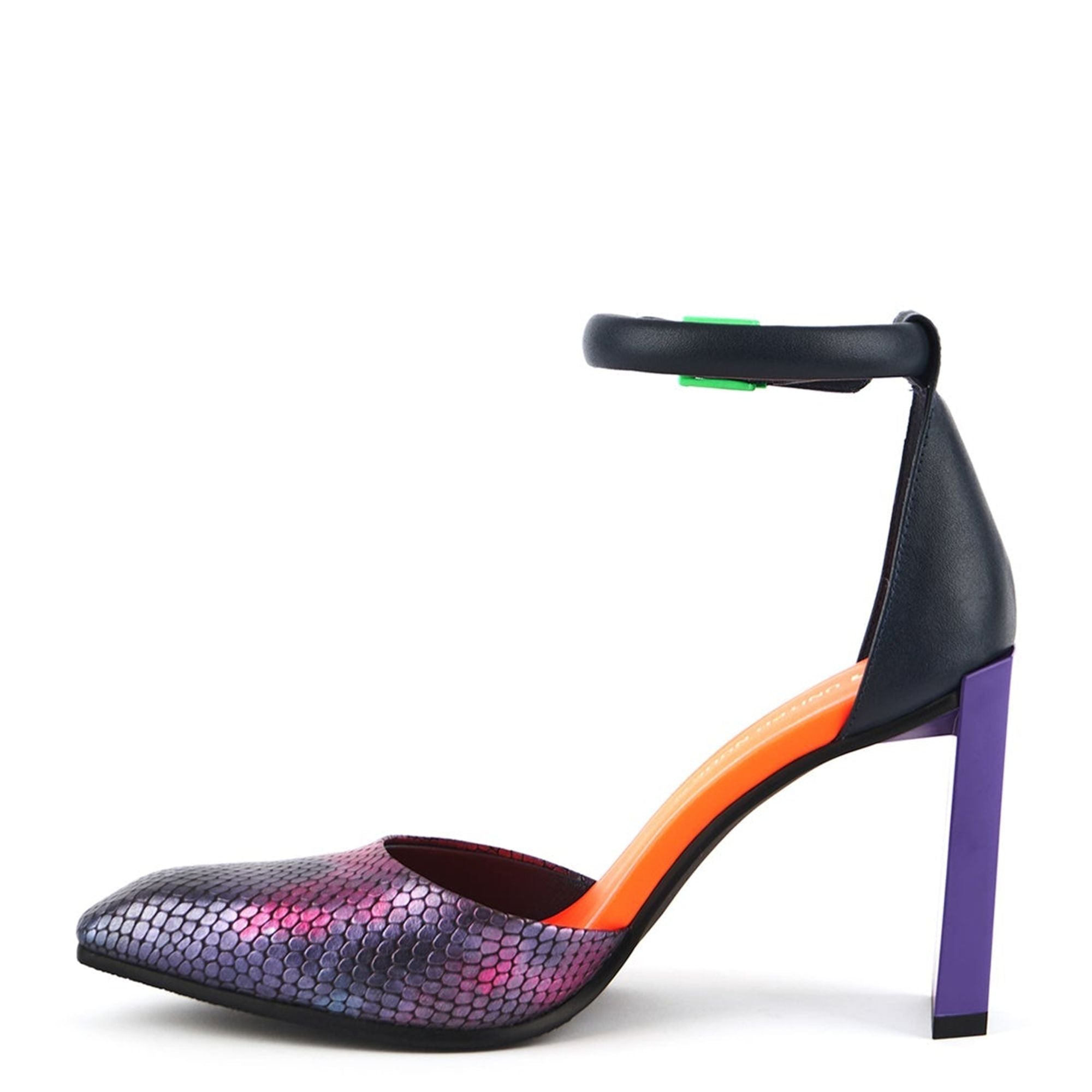 Туфли женские United Nude, цвет purple snake — фото 3