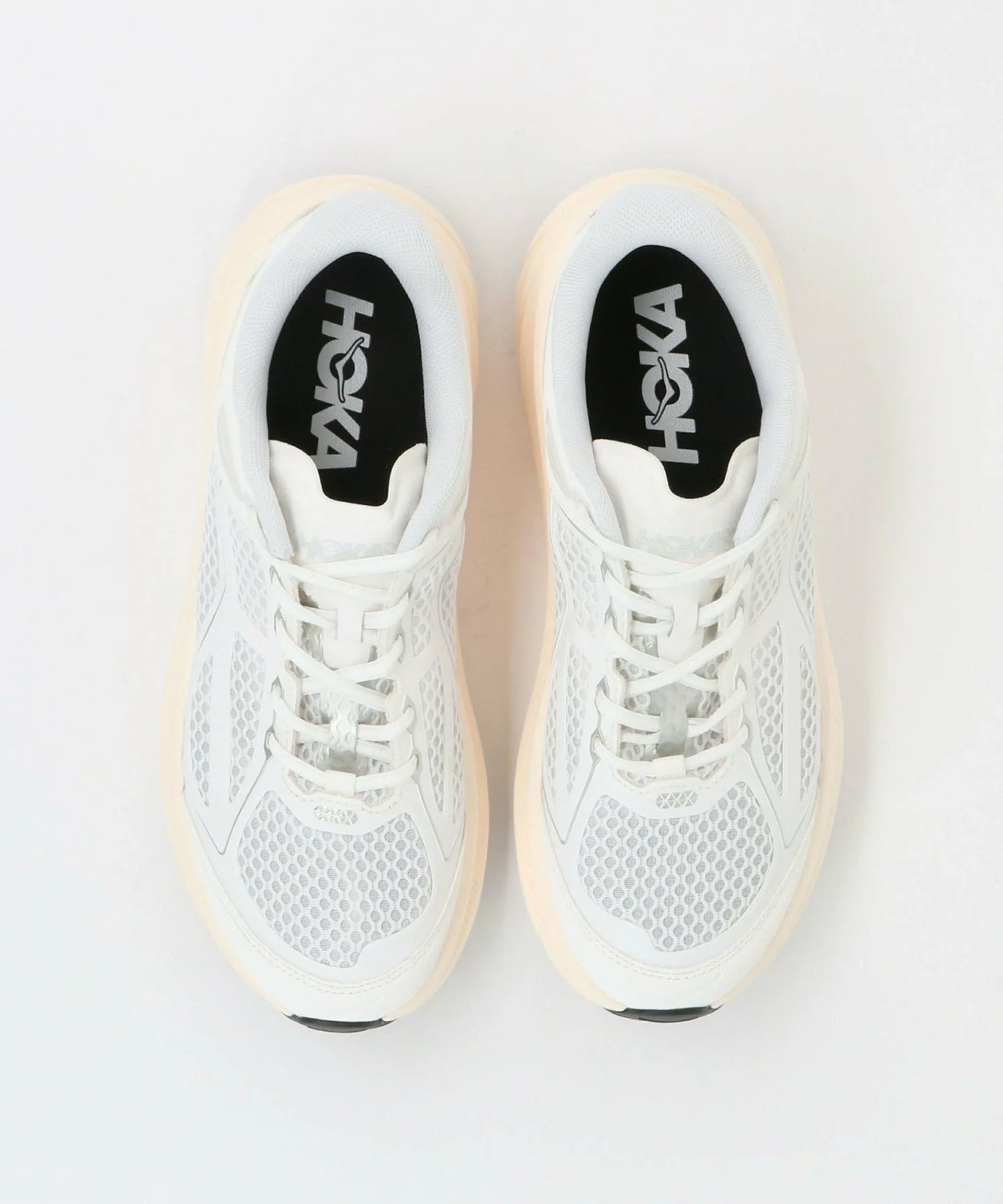 Кроссовки HOKA Clifton One 9 UNITED ARROWS green label relaxing, LT.GRAY — фото 3