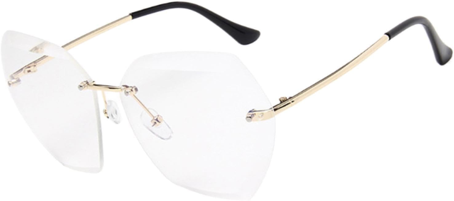 

Солнцезащитные очки с защитой от УФ-излучения UV400 | Без оправы, градиентные линзы | Для женщин и мужчин, для занятий спортом на открытом воздухе и вождения DSVIGF, 7 Gold-white