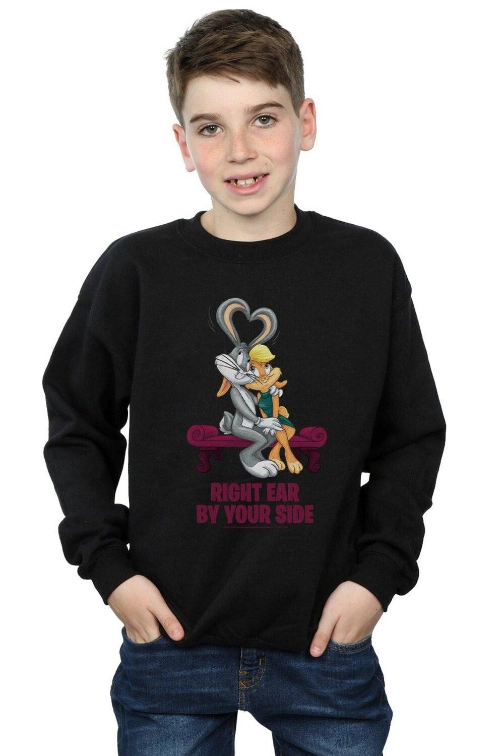 

Толстовка Bugs And Lola Valentine's Cuddle Looney Tunes, черный
