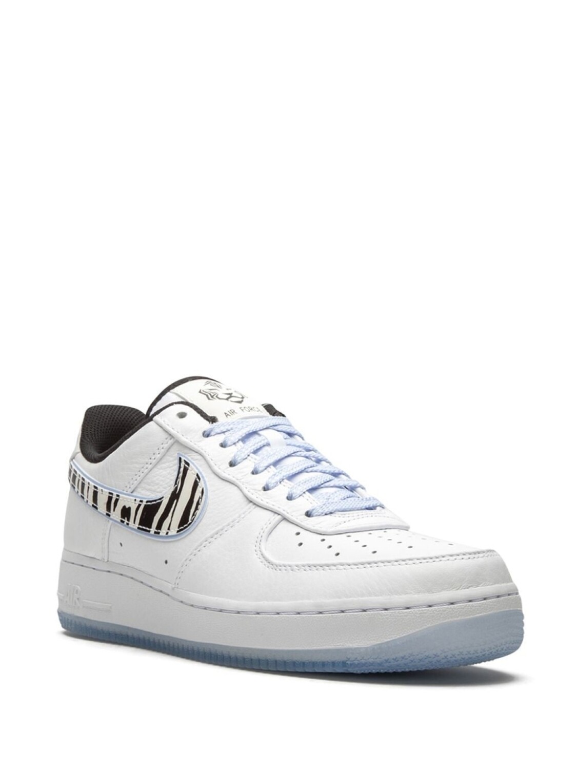 Кроссовки Nike Air Force 1 '07, белый/черный/розовый — фото 2