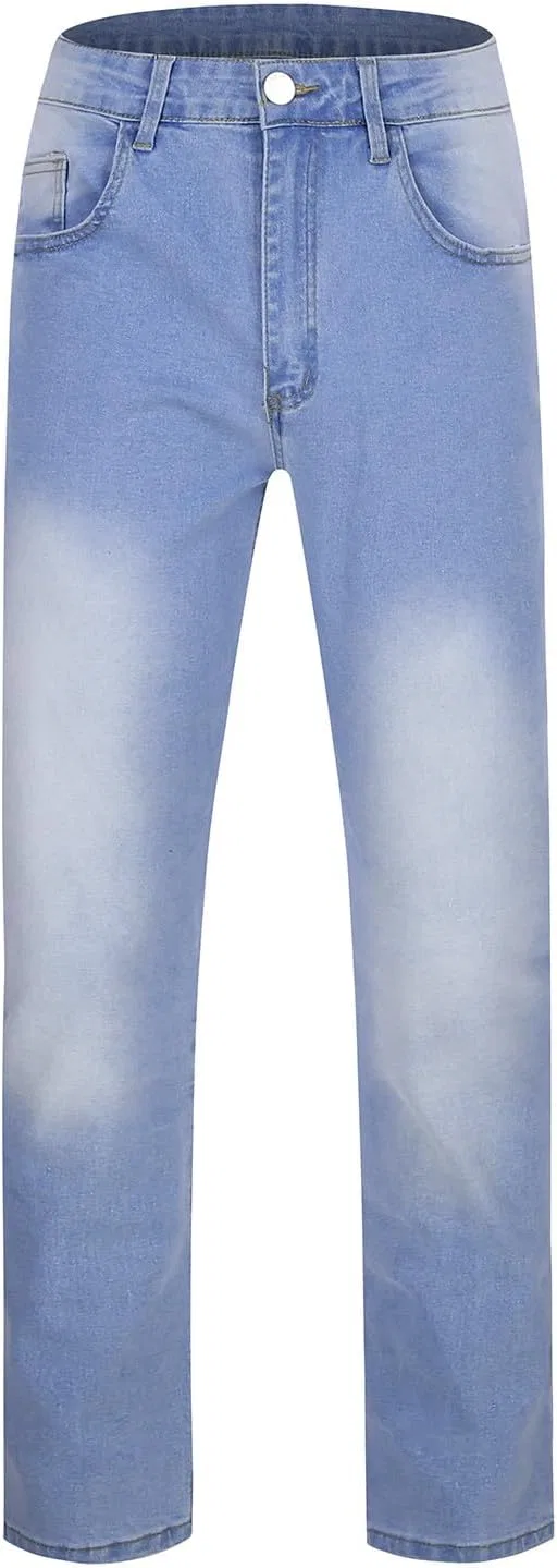 Джинсы свободные Baggy, Light Blue — фото 3
